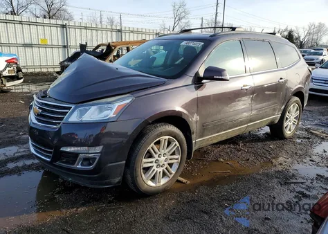 2015 Chevrolet Traverse Lt z USA, uszkodzony, nr VIN 1GNKRGKD9FJ111258